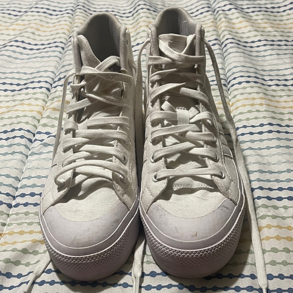 adidas Women's White High-Top Sneakers